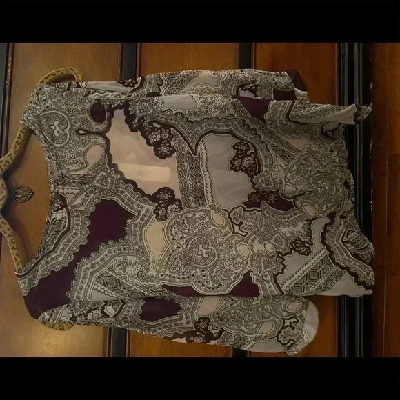 CHICO COLD SHOULDER TOP NWT SIZE 1 - Picture 2 of 7